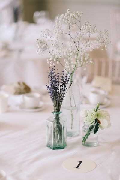 Bridal bouquet of soft blush and cream wedding flowers